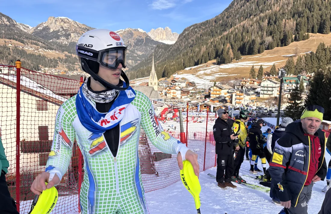 Xavier Cornella, a Val di Fassa.