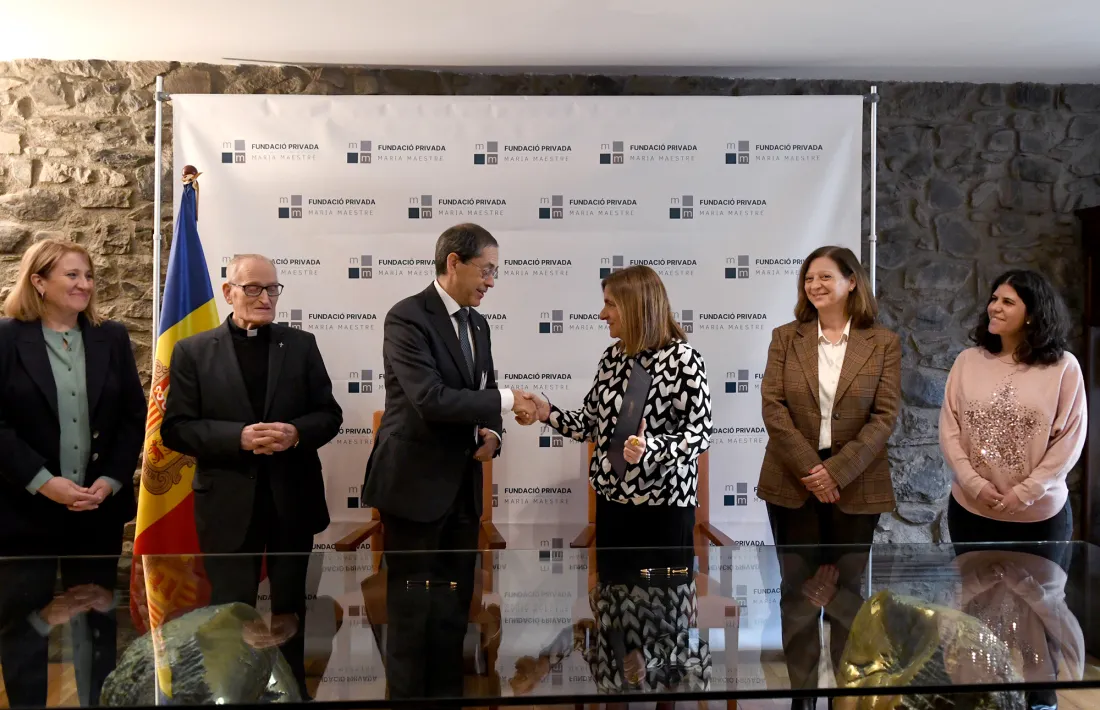 La signatura del conveni amb Afers Socials ha tingut lloc aquest matí.