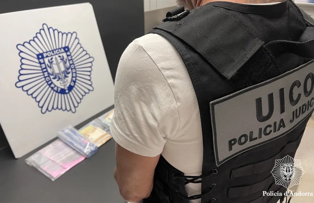 La droga i els diners comissats en l'operació.