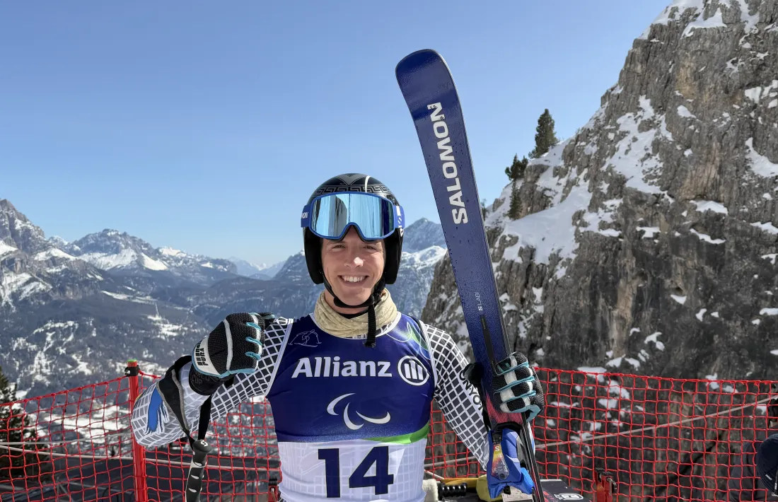 Roger Puig, a les Paralímpiades que es disputen a Cortina.
