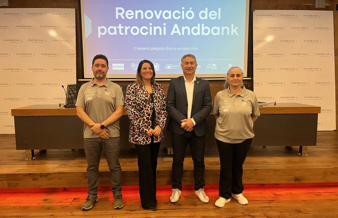 La FAN va renovar el seu acord de patrocini amb Andbank.
