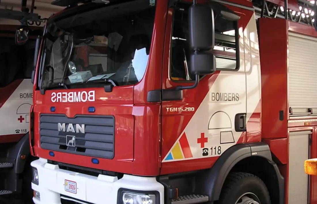 Un vehicle dels bombers.