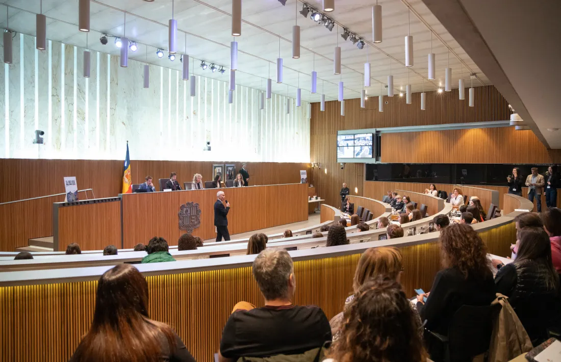 Una edició anterior del Consell General dels Joves.