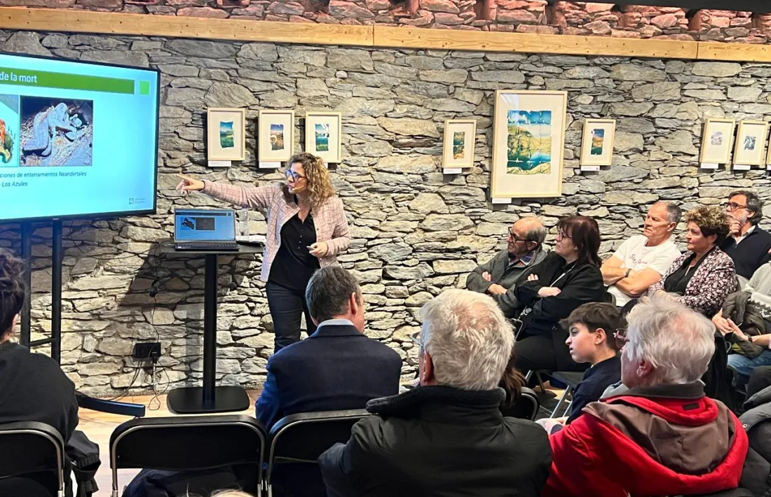 Cristina Yáñez, a cal Federico de Canillo, seu de les Jornades.