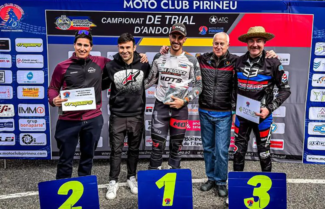 Marc Font, al podi de Blaus.