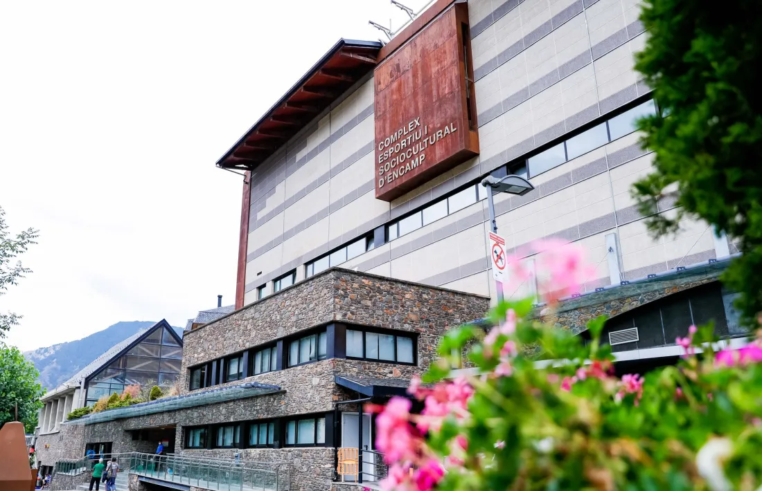 El Complex Esportiu i Sociocultural d'Encamp.