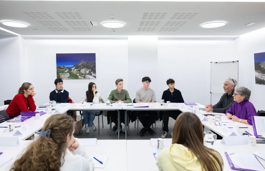 Una de les comissions de treball del 24è Consell General dels Joves.