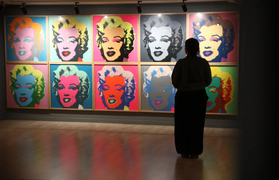 La sèrie de retrats serigrafiats amb què Warhol va connvertir Marilyn en icona pop (1970).