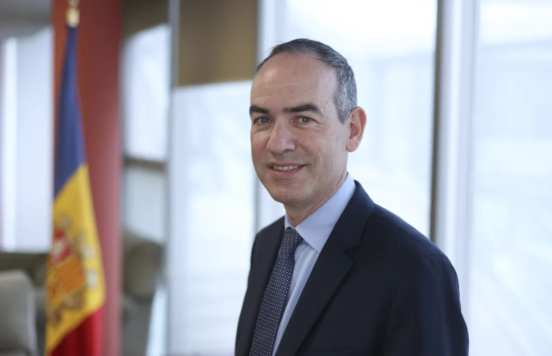 Jordi Alcobé, cònsol major de la parròquia d'Ordino.