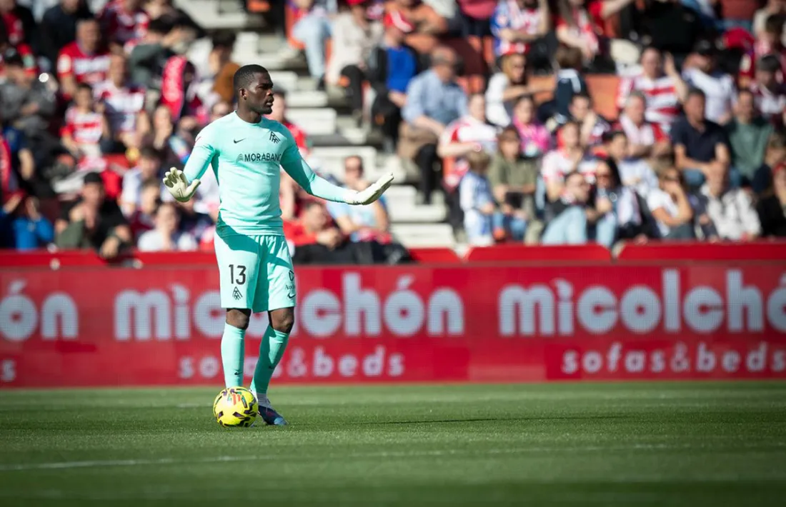 Owono va ser providencial en l'empat de l'FC Andorra a Granada.