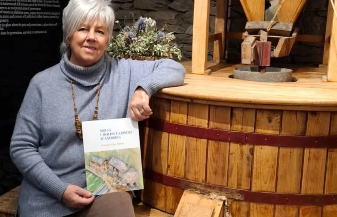 Francina Pons, quinze dies enrere a cal Federico de Canillo.