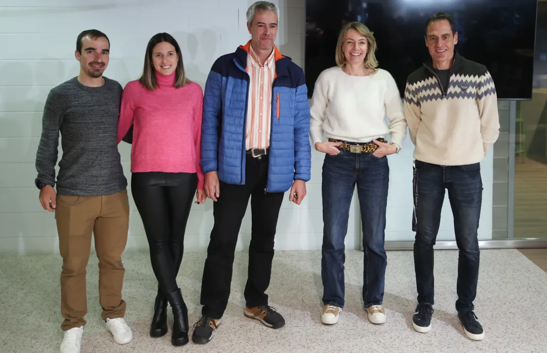 Carolina Poussier quan va ser triada com a nova presidenta de la Federació Andorrana de Ciclisme (FAC). 