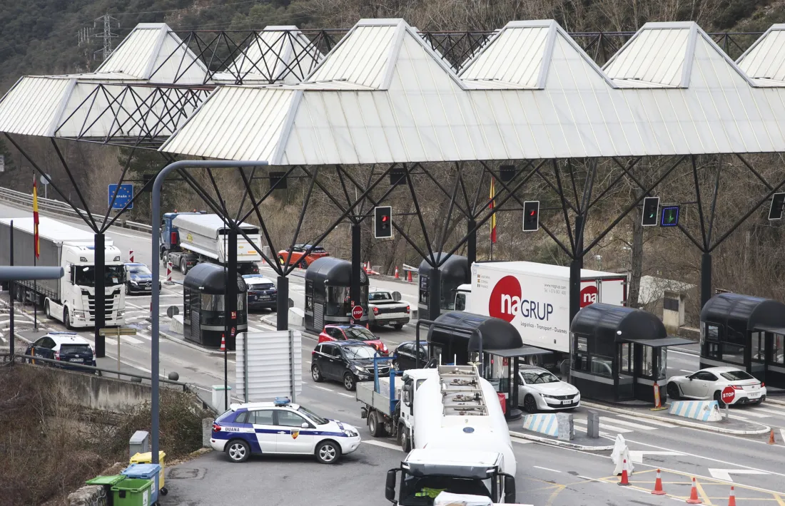 La frontera hispanoandorrana.
