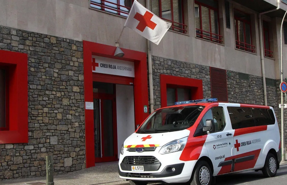 Les dependències de Creu Roja Andorrana.