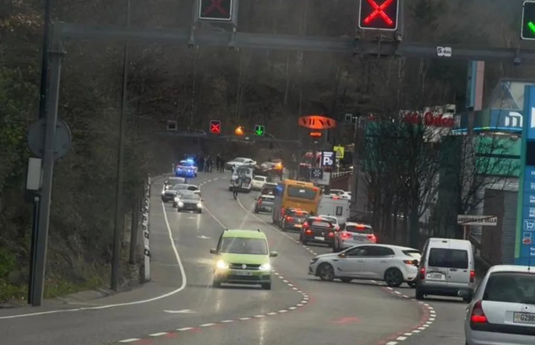 L'accident ha provocat problemes de trànsit.