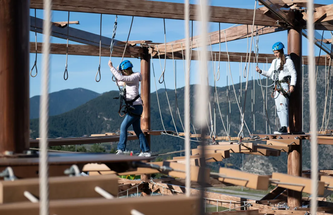 Una de les activitats que ofereix Naturland.