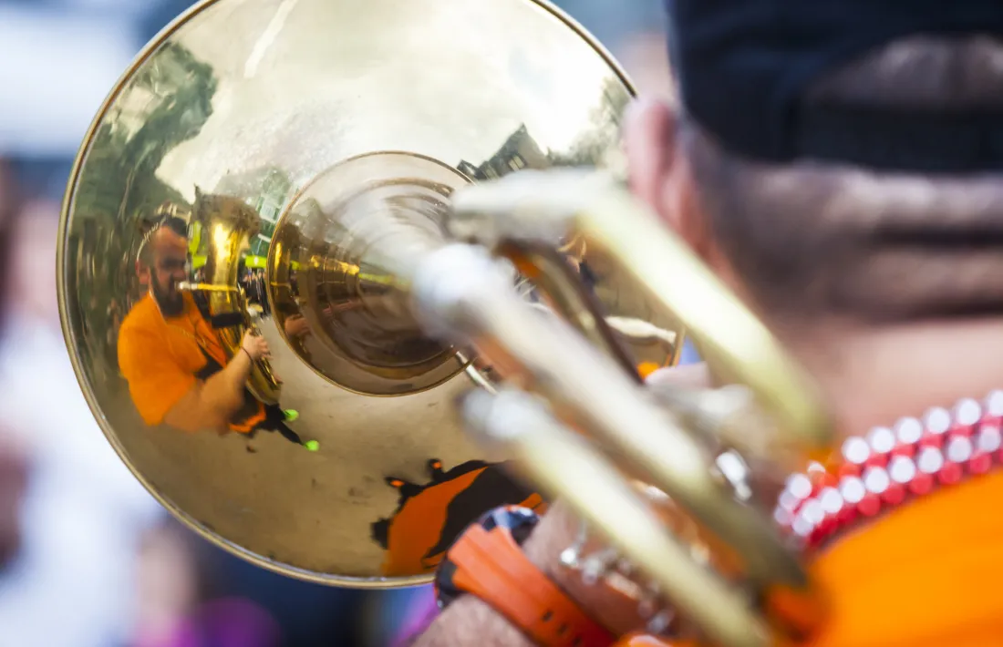Una actuació musical a Andorra la Vella.