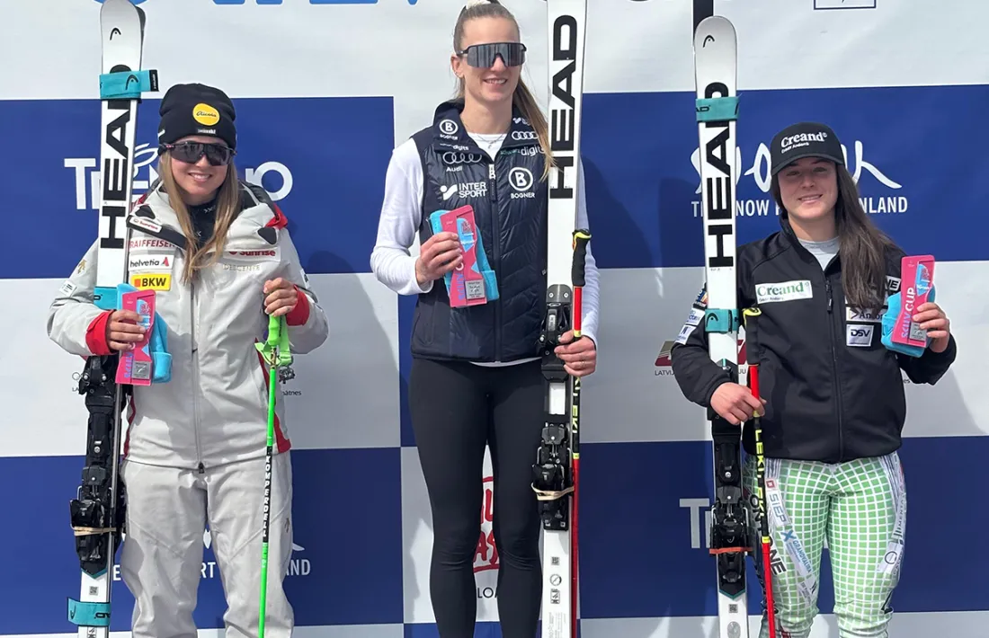 Íria Medina, al tercer lloc del podi.