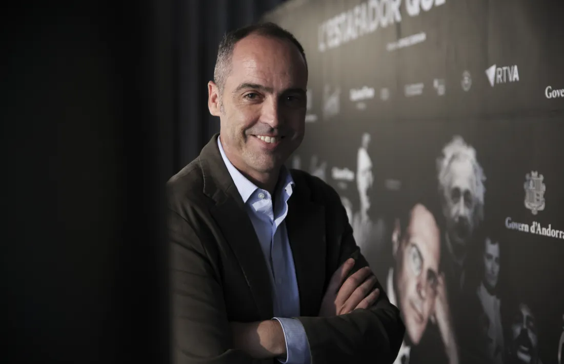 Cebrián, el setembre del 2026, quan va estrenar 'L'estafador que va ser rei' als cines Illa.