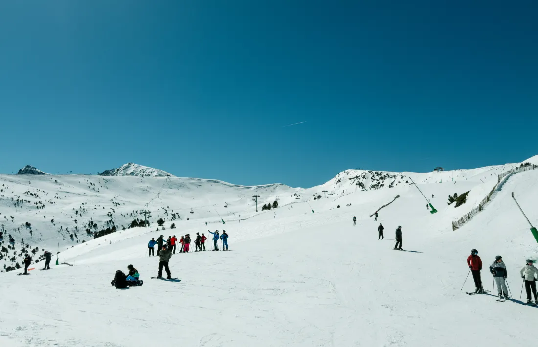 Estat de les pistes a Grandvalira.