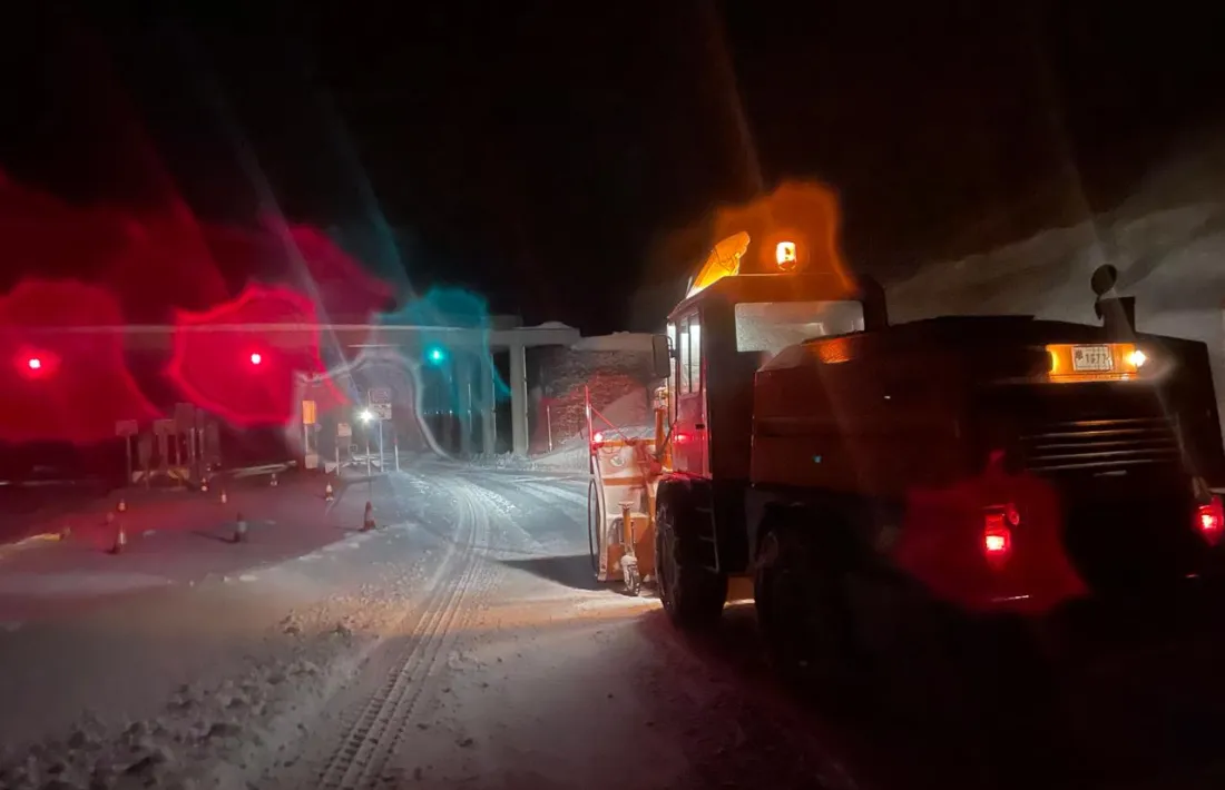 Treballs a la frontera francesa d'aquest mes de gener.