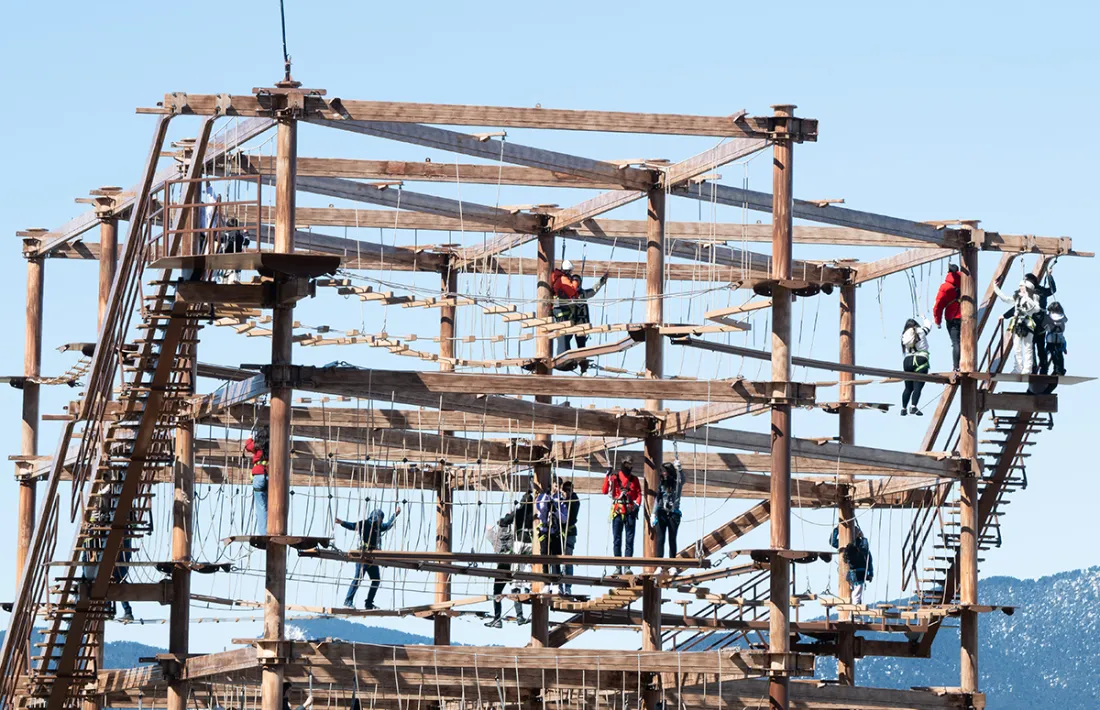 Una de les ativitats de l'ecoparc lauredià.