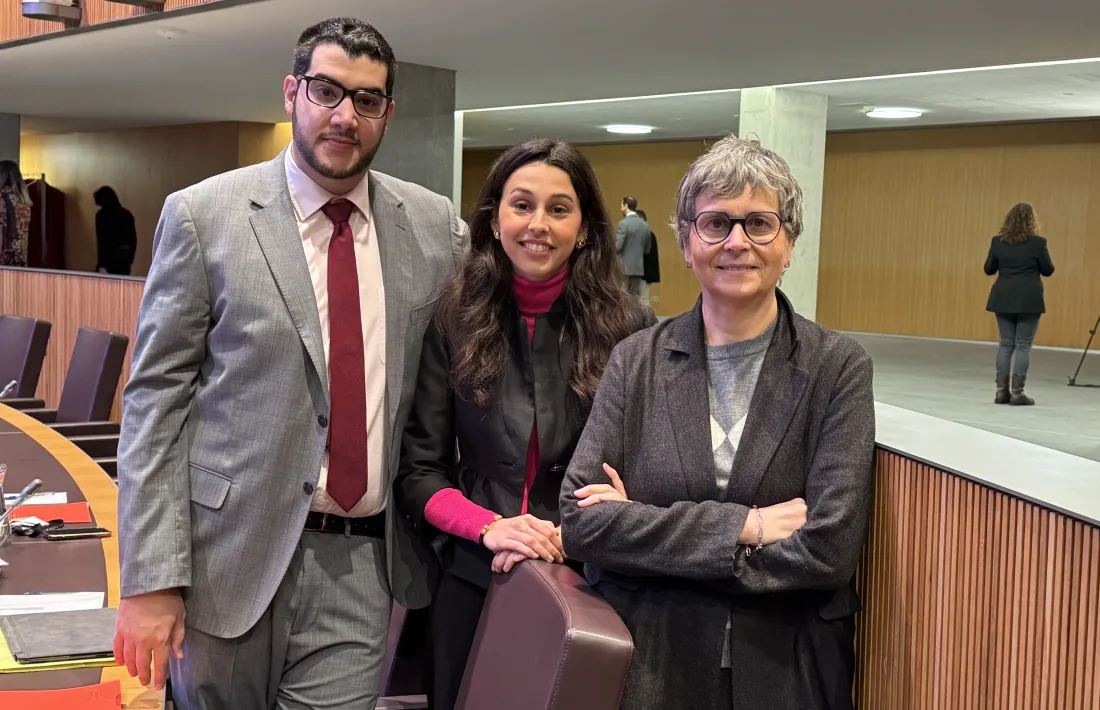 Baró, Moliné i Vela, els tres consellers del grup parlamentari socialdemòcrata.