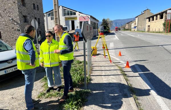 La construcció de la rotonda a l'N-260 a Montferrer s'allargarà fins a la tardor