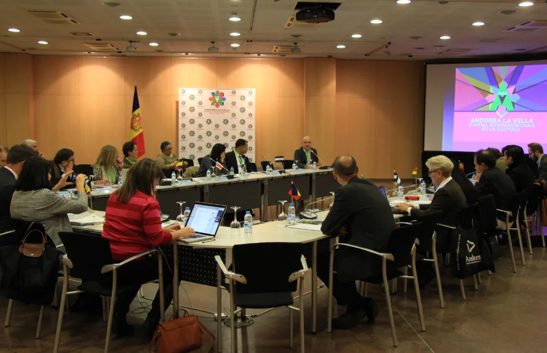  Andorra la Vella fa un balanç molt positiu de la Capitalitat Iberoamericana de la Cultura davant el Comitè Sectorial de l'UCCI