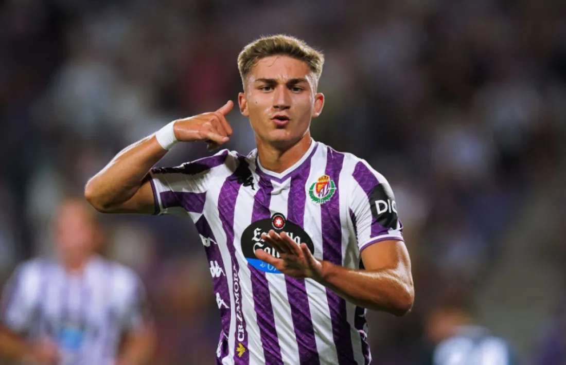 Iván Cantalejo, 'Chuki', un dels millors jugadors del Reial Valladolid.