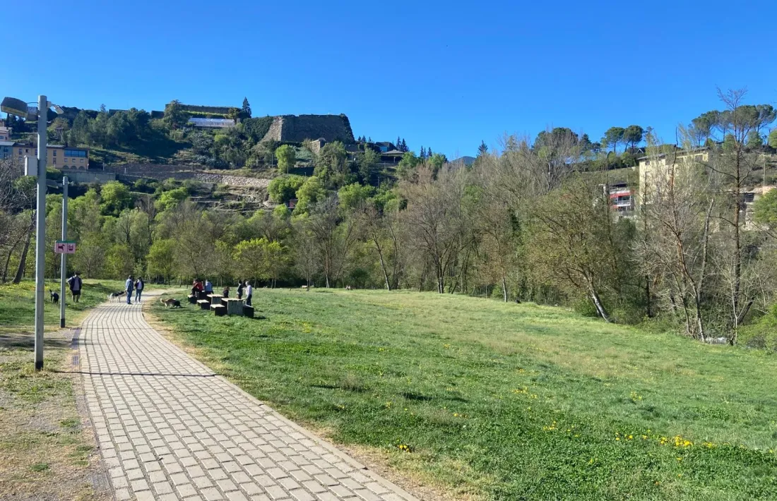 L'àrea proposada per ubicar-hi el nou espai d'esbarjo i comunitat. 