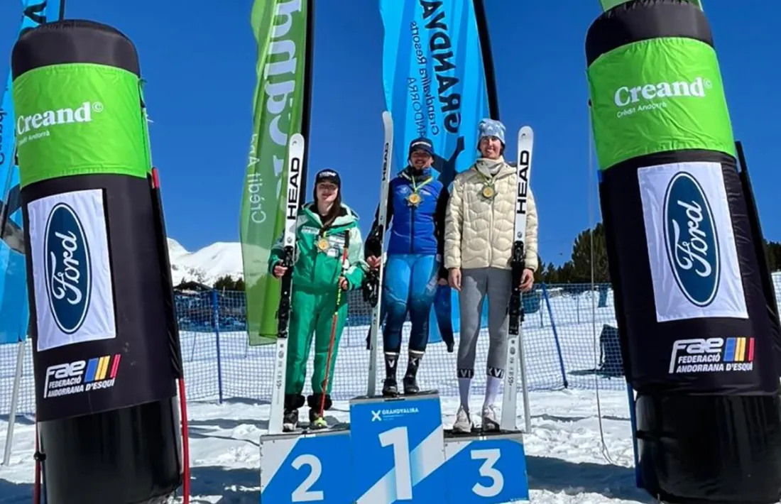 Etna Pou va vèncer a casa i va compartir podi amb Íria Medina.