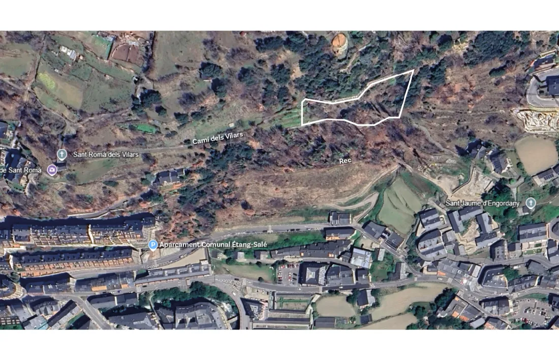 El terreny ubicat al camí dels Vilars que era propietat de BPA.