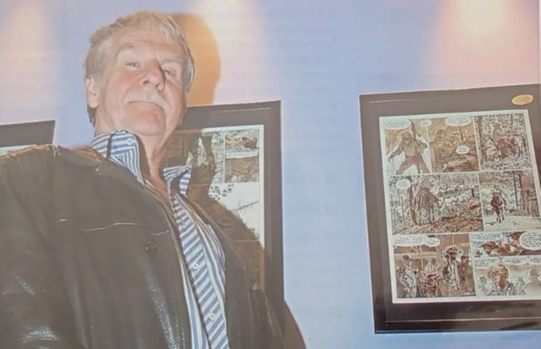 Hermann Huppen, ‘aka’ Hermann, l’abril del 2005 a La Closeta. 