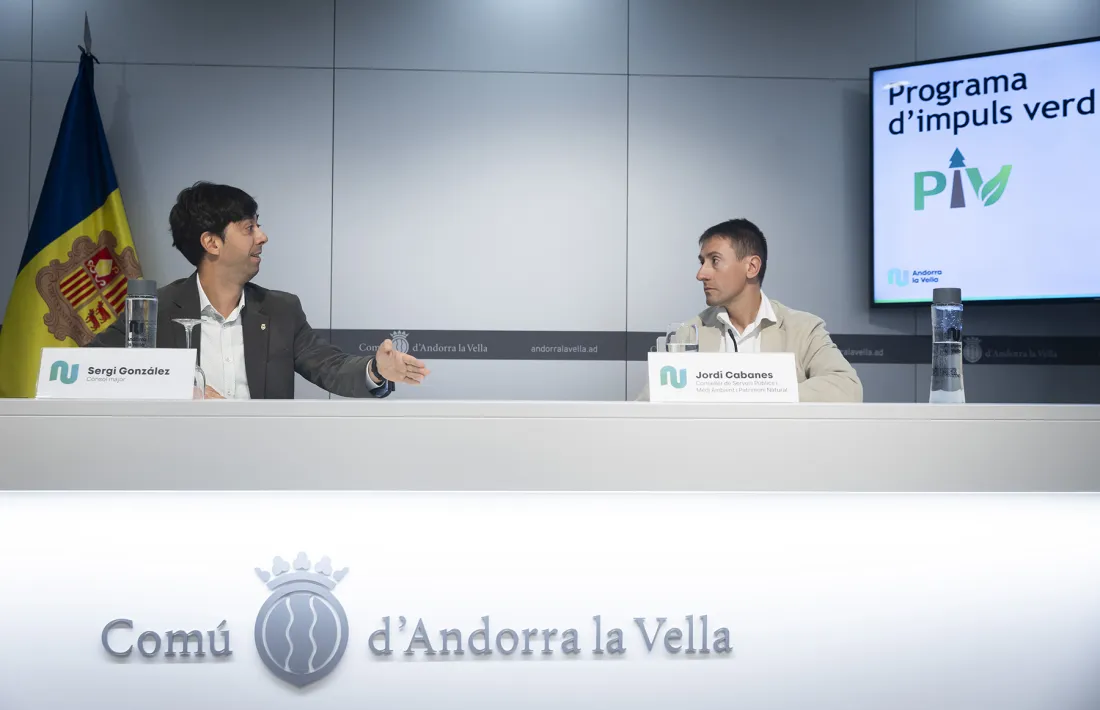 Moment de la presentació del nou Programa d'Impuls Verd.