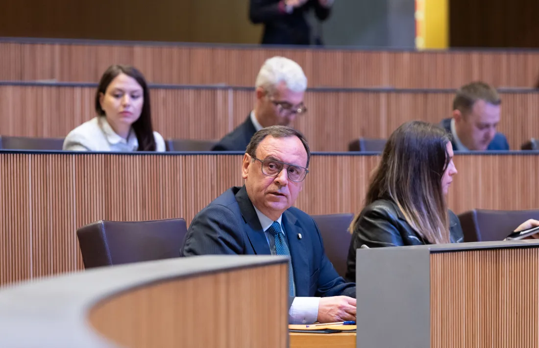 Jordana i altres consellers del grup parlamentari demòcrata.