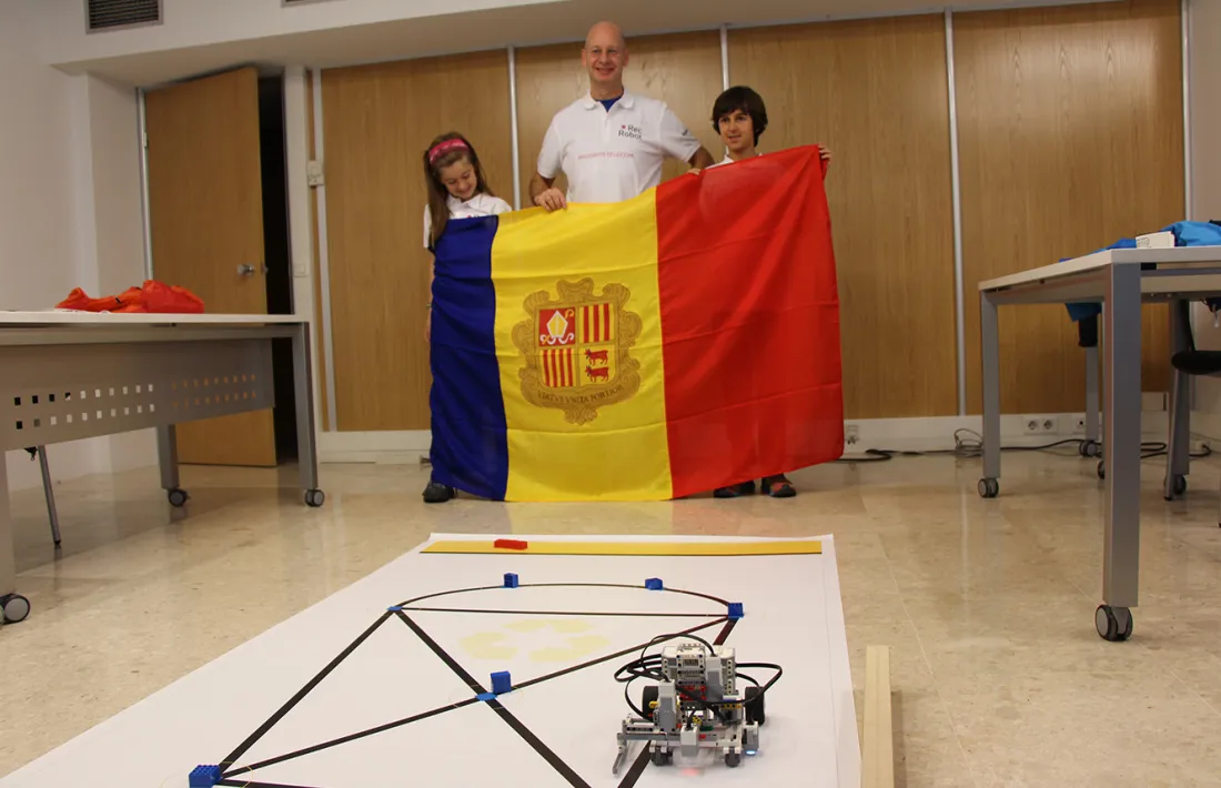  L'equip andorrà Recrobot viatja a Nova Delhi per disputar la final internacional de la World Robotic Olympiad