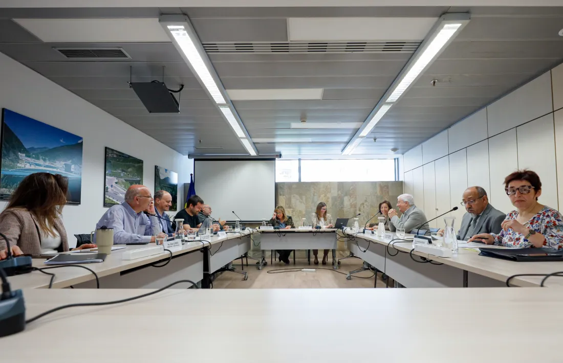 La reunió del Consell Econòmic i Social d'aquest matí.