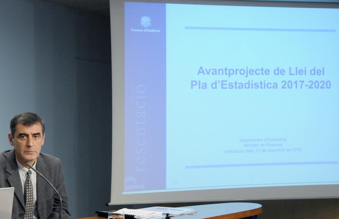 Govern ampliarà les estadístiques de població i empreses fins al 2020