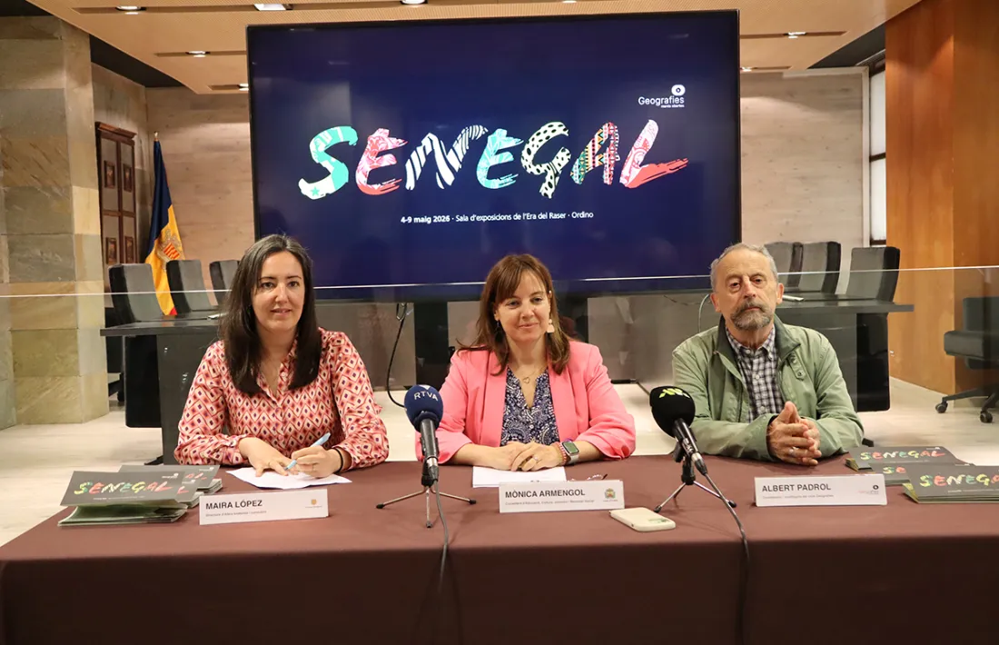 La presentació de la nova edició del Geografies dedicada al Senegal.