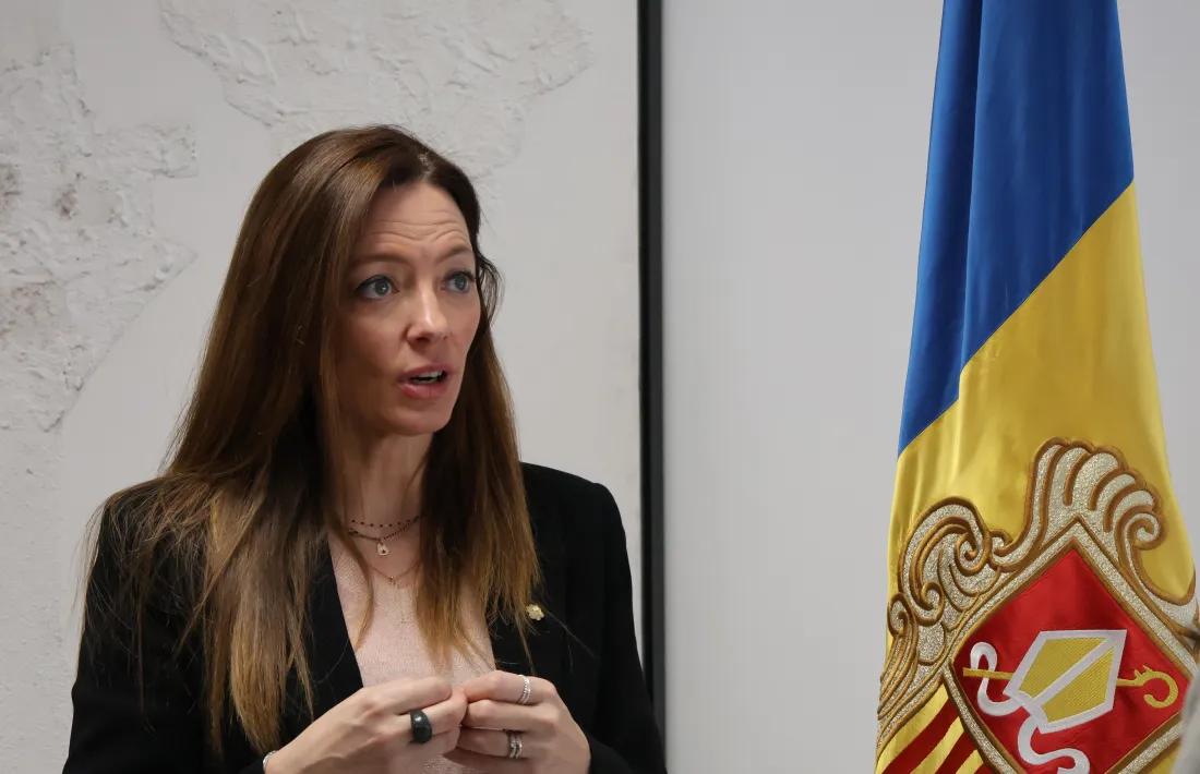 La ministra de Salut, Helena Mas, explica la nova classificació dels actes mèdics i quirúrgics.