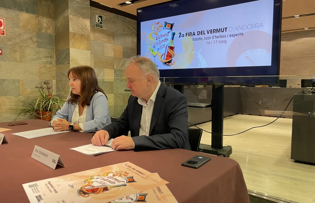 Un moment de la presentació de la segona edició de la Fira del Vermut d'Alçada.