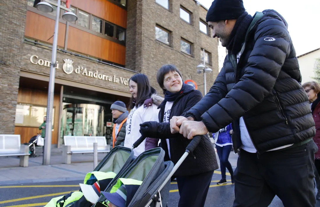 Més de 150 persones participen en la 2a Marxa Popular per la Síndrome de Down a Andorra