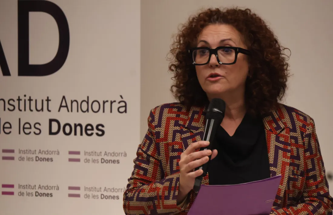 La secretària general de l'Institut Andorrà de les Dones, Judith Pallarés.