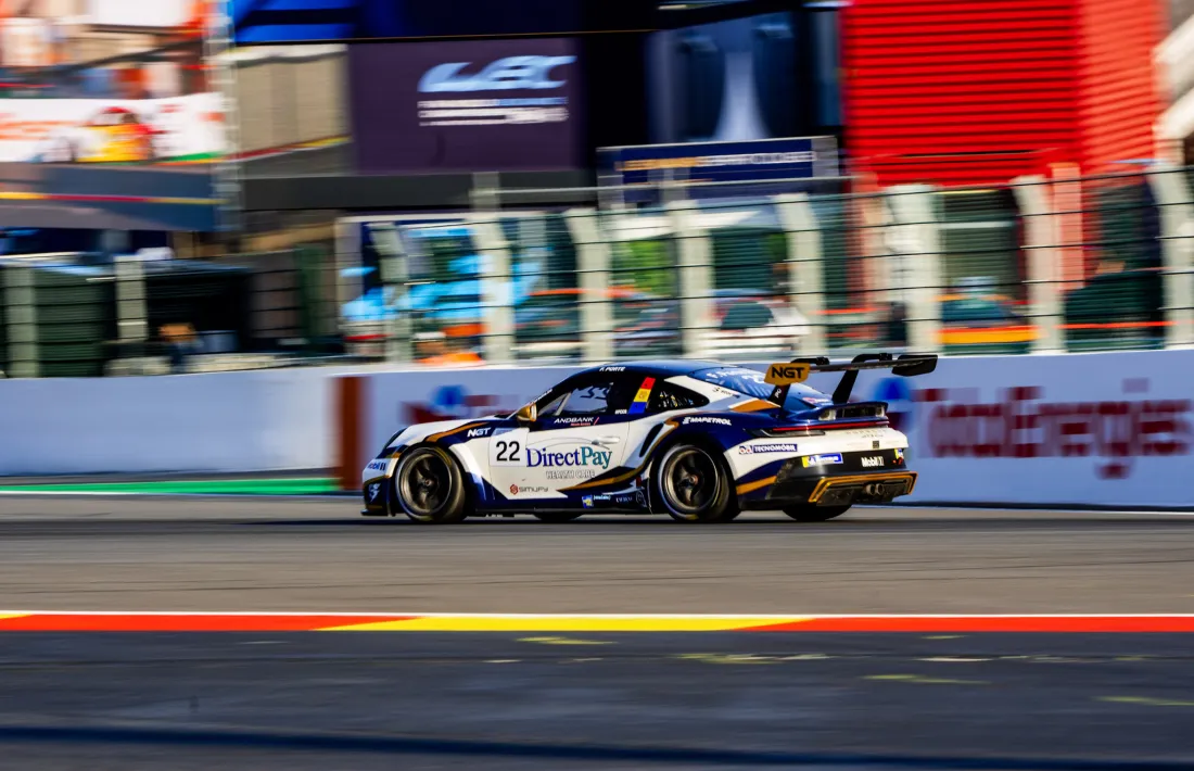 Porté, a Spa-Francorchamps.