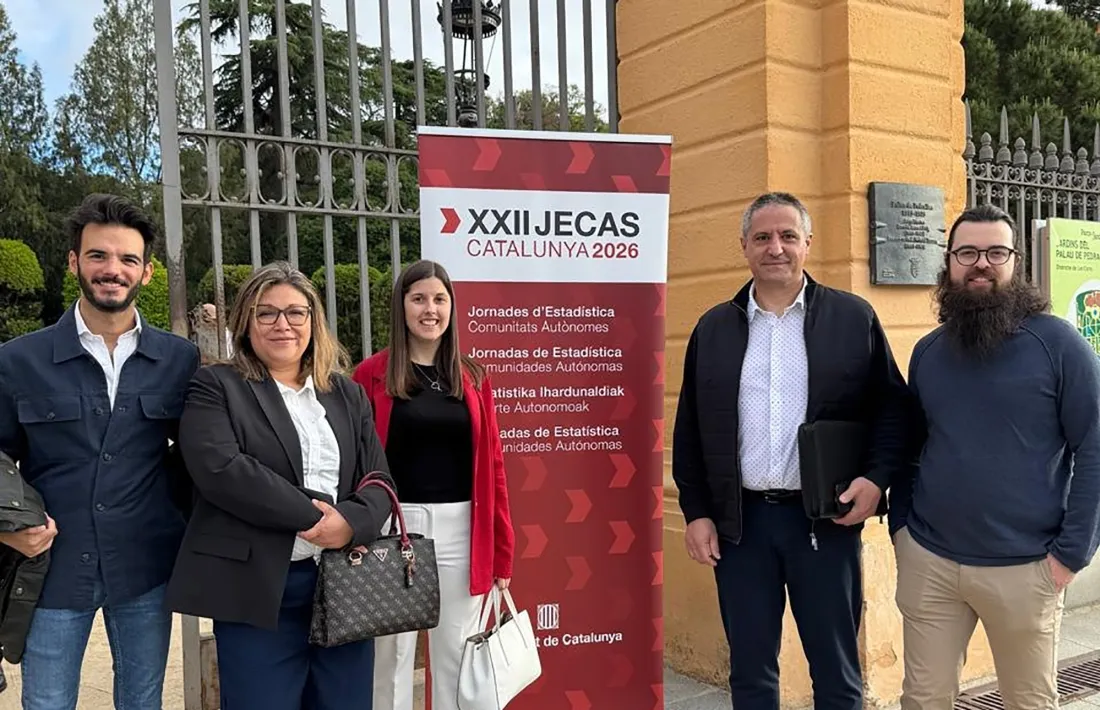La delegació d'Estadística present a les jornades Jecas 2026.