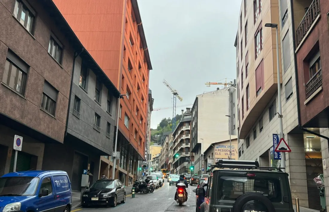 L'avinguda Fiter i Rossell d'Escaldes-Engordany en una imatge d'ahir.