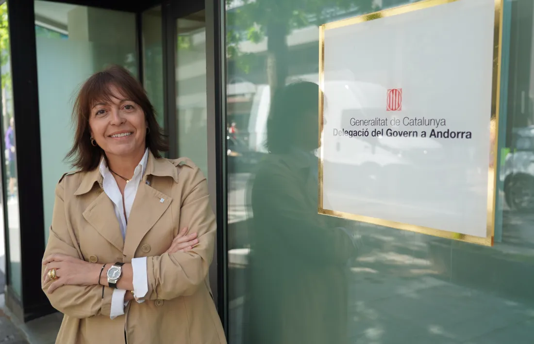 Anna Vives, delegada de la Generalitat de Catalunya a Andorra. 