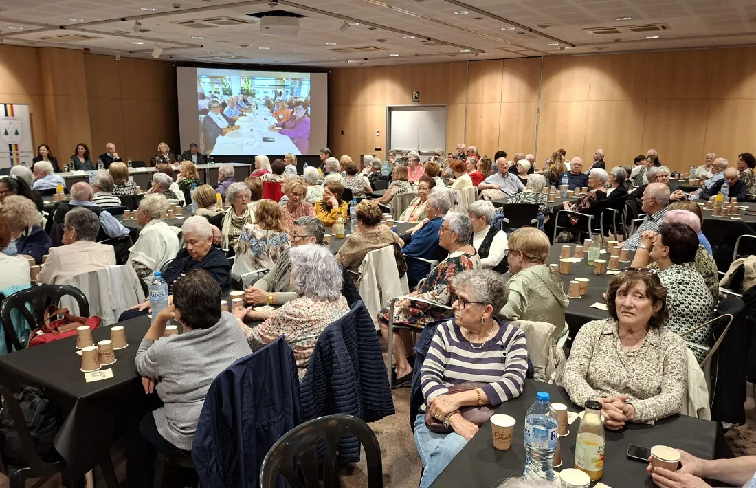 L'assemblea de la Federació de la Gent Gran d'aquest dimecres.