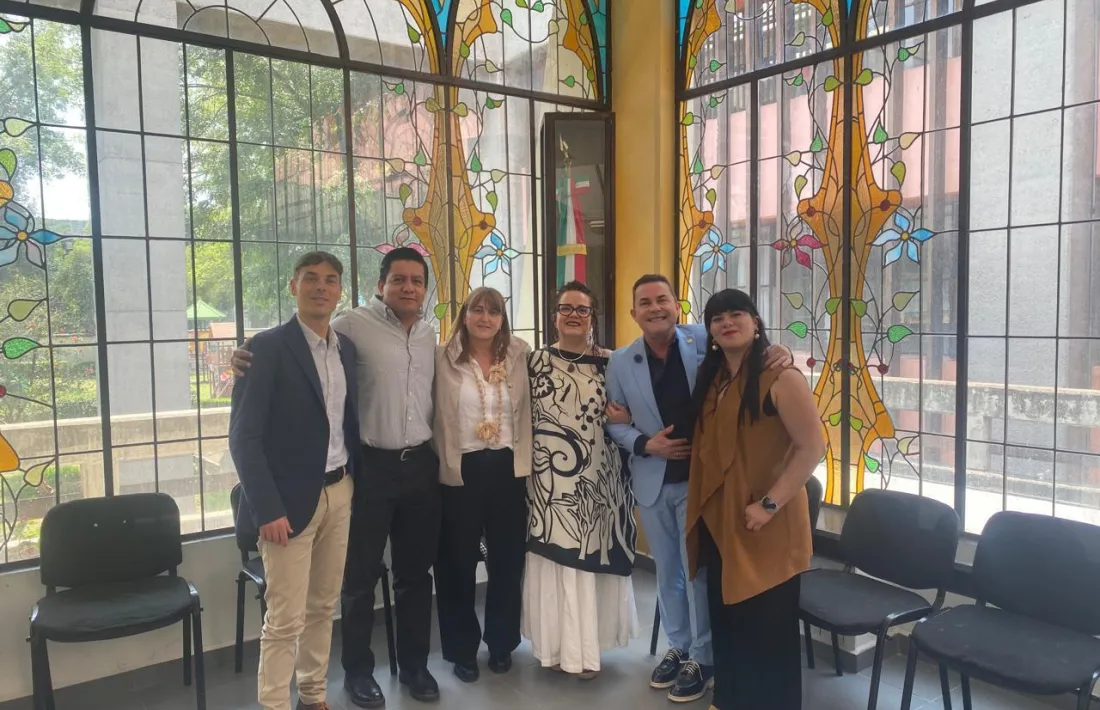 La delegació andorrana desplaçada a Mèxic per tancar l'acord.